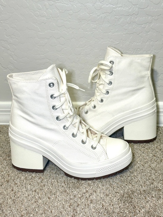 Shoes - Converse Chuck Taylor All Star Lift Platform Lugged High Top Sneaker Cream